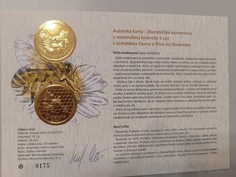 Autorská karta Včela medonosná