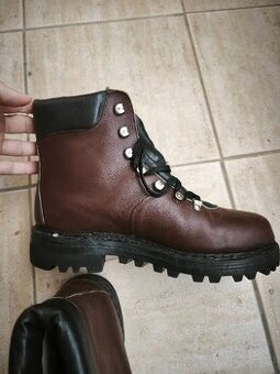 2 x použité trekové topánky celokožené