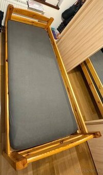 Posteľ masív 90 x 200 komplet s matracom