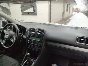 Vw golf 6 palubná doska airbagová sada