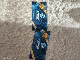 Na predaj 2 poukazy do cistiarni č cene 40eur  spoli