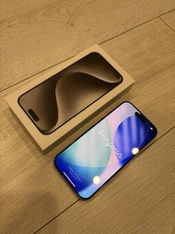 IPhone 15 pro 128 GB natural titanium