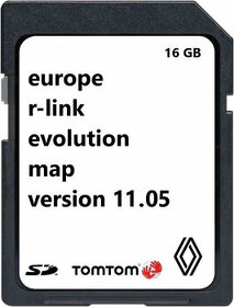 SD karta mapy Renault R-Link TOM-TOM Europa 2023-24 - 1