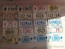Americké SPZ Licence plate originál použité stare znacky