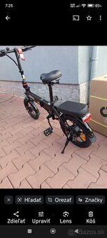 Skladací el. Bicykel