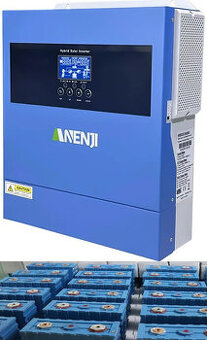 FVE off-grid zostava 4kw/24V s LiFePo4 batériou 4-5kWh