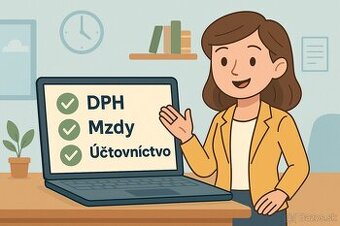 Účtovníctvo , mzdy a personalistika už od 19eur mes.