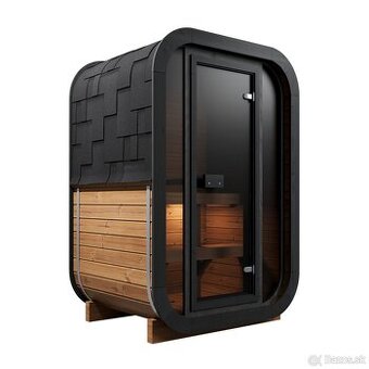 Záhradná Cube sauna SaunaLux130 Thermodrevo