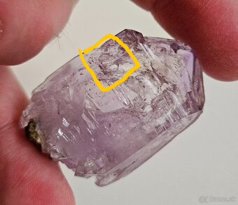 XX Ametyst kryštál s pohyblivou bublinou, Veracruz - Mexico - 1