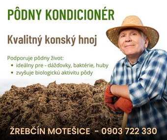 Pôdny kondicionér = Kvalitný konský hnoj