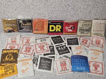 Struny na gitaru - Fender / Vinci / Music star Rotor Orange