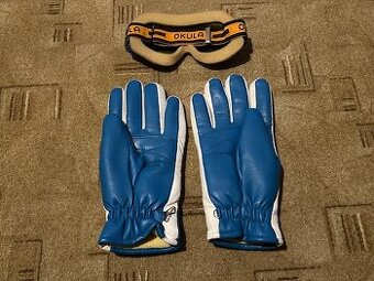 Predám retro lyžiarske doplnky, lyže