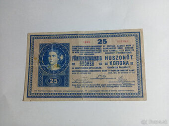 25 Korun z 1918. Seria 1046