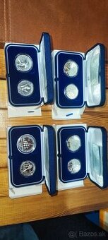 proof strieborné mince Taliansko Turín 2006