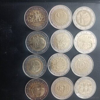 Zbierka 2eurovych minci