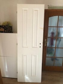 Interiériérové dvere so zárubňou, 60L biele
