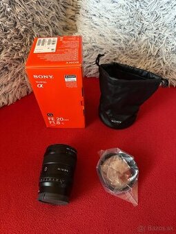 Sony G FE 20mm F1.8 (AKO NOVÝ, komplet)