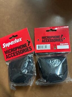 Superlux microphone accessories a držiaky na mikrofóny
