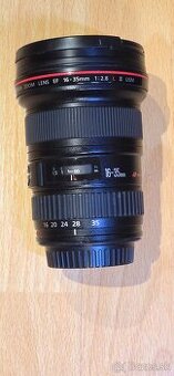 Predám širokouhlý objektív Canon EF 16-35mm f/2.8L II USM