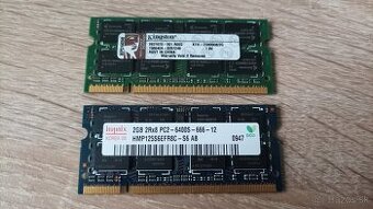 2x 2GB DDR2 SO-DIMM do notebooku