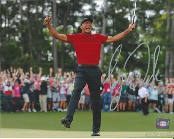 Tiger Woods - foto s podpisem + COA