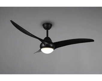 PREDÁM Čierne Stropné LED svietidlo Alesund s ventilátorom