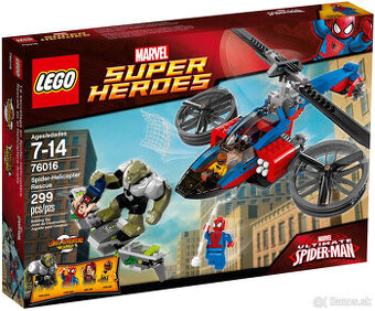 Predám lego 76016 Spider-Helicopter Rescue