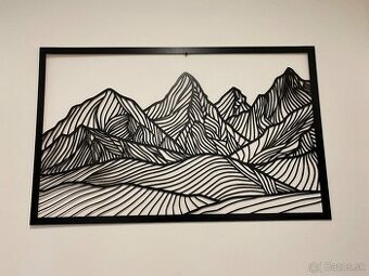 Nástenný dekor tematika hory 🏔️