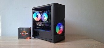 Herný pc Ryzen 5 5500 3,60ghz/NVME/GTX1660SUPER 6GB