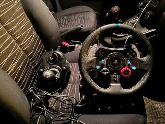 Sim racing set – Logitech G29 + Shifter + Thrustmaster T-LCM