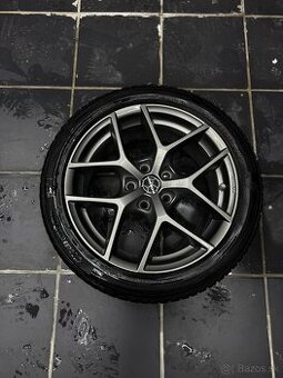 alu disky BORBET Y Titan Matt + zimné pneumatiky