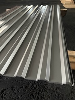 Trapézový polakovaný plech,T-18 Ral 9007 - 1