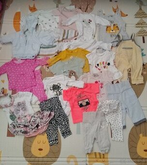 Oblečenie pre novorodenca, dievča, veľkosť 56