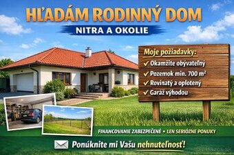 Hľadám rodiny dom na kúpu