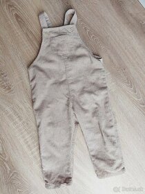 Lindex menčestrové nohavice na traky č. 80