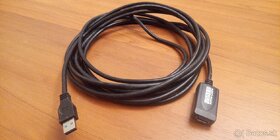 USB káble 5m USB2 USB3 + redukcie (v popise) - 1