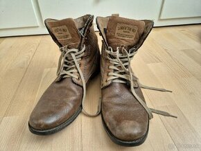 Vysoké kožené topánky Lasocki - 1