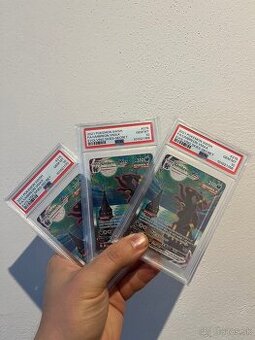 3 x umbreon vmax moonbreon 215 psa 10 pokemon karty graded