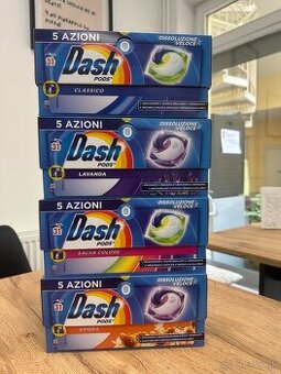 DASH Kapsuly na pranie a Tablety do umývačky