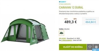 predam rodinny stan Husky Caravan 12 New Dural + Prístrešok