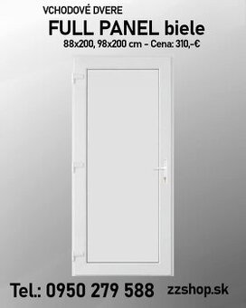 Plastove vchodove dvere FullPanel.