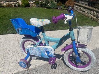 Predám detský bicykel Frozen veľkosť 12