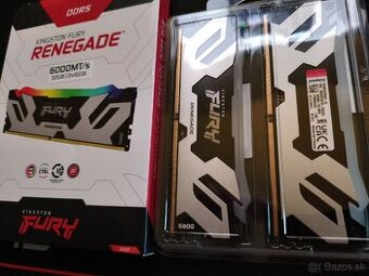 Kingston FURY Renegade RGB 32GB 2x16GB DDR5 6000 MHz CL32