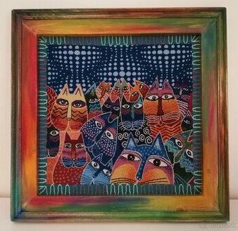 Obraz - gobelín s motívom mačiek