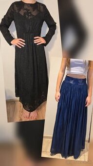 Spoločenské šaty veľ.36 a sukňa veľ.36