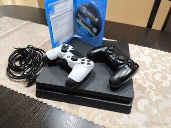 Sony PlayStation 4 slim + 2 ovládače