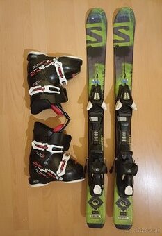 Detské lyže 90cm  a lyžiarky 180-185