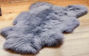 Sivá ovčia kožušina - 1