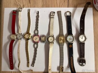 Staré hodinky PRIM, GLASHÜTTE, LUCH, CHAIKA, ZARIA