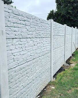 Slovenské betónové ploty aj s montážou len 79€/BM- Bardejov